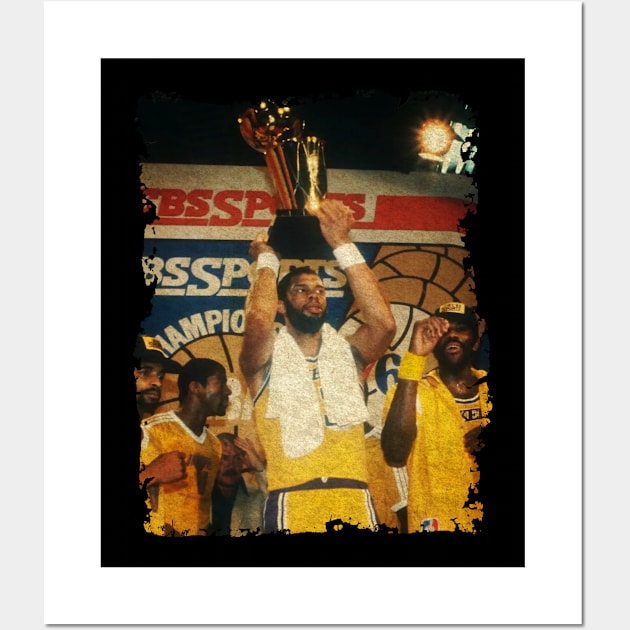 Los Angeles Lakers, 1982 NBA Champions Wall Art by Omeshshopart